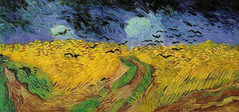 Vincent Van Gogh Wheat Field with Crows oil painting picture